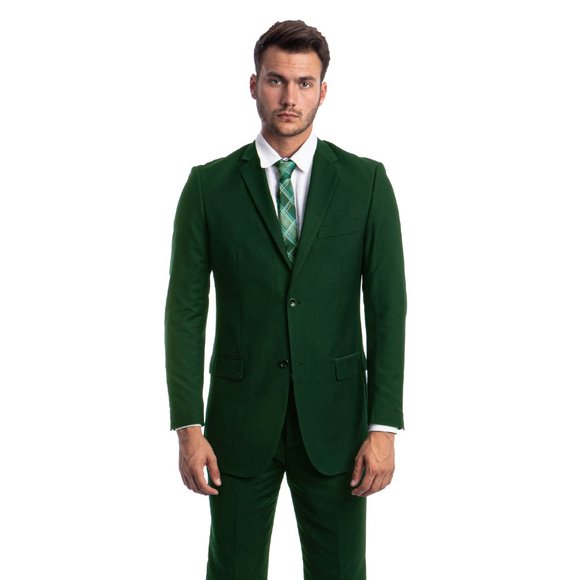 Demantie Other - Mens 2pc Modern Fit Suit Notch Lapel, Green